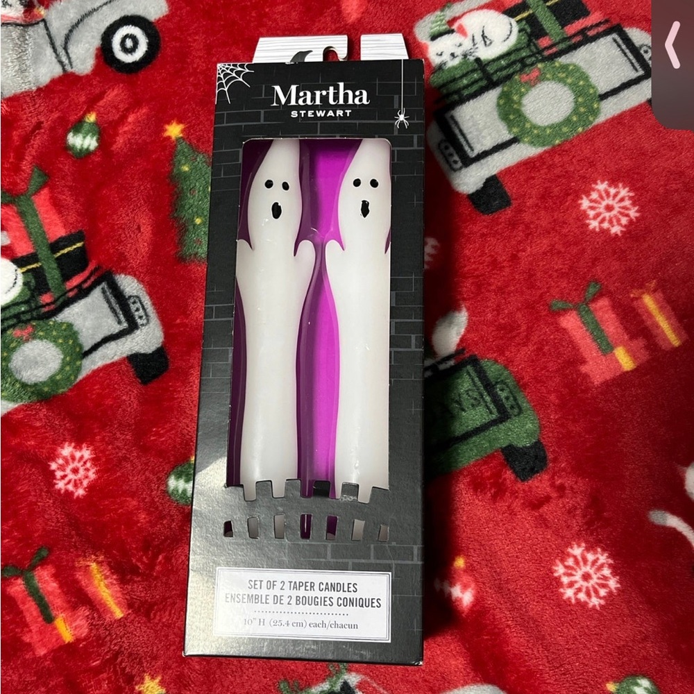 Halloween ghost candles